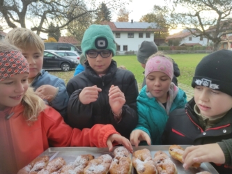 Gaudi auf der Kirtahutsch